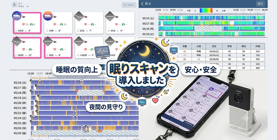 眠りスキャンを導入しました